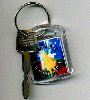 Spin Art Keychain
