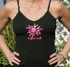 Ladie's Black Bra Cami Tank top